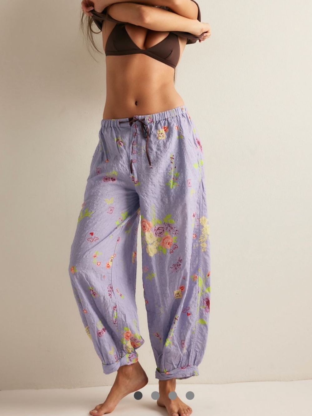 Free People on repeat pj pants size L